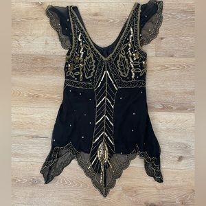 1920’s inspired beaded top